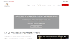 Desktop Screenshot of firestormtalent.com